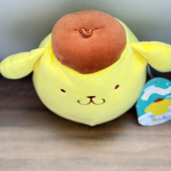 NWT SQUISHMALLOWS Sanrio Hello Kitty Friends POMPOMPURIN Stuffed Dog Plush NEW - Picture 3 of 13